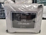 Fairfield Square Collection Brookline 1400 Tc California King Sheet Set Grey. Fixed Price $74.99.