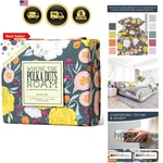 Wtpdr Dark Floral Sheets King Size, Super Soft Wrinkle Resistant Bedding Set .... Fixed Price $87.99.