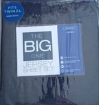 Big One Xl Twin Jersey Knit Sheet Set - Navy Heather. Fixed Price $40.00.
