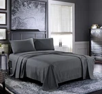 Pure Bedding King Set 4-PIECE, Dark Grey Hotel Luxury .... Fixed Price $22.57.