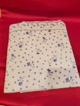 Anne Solene Floral Flat Sheet W/scalloped Embroidered Edge Queen 100% Cotton. Fixed Price $38.00.