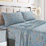 Tribeca Living Soft Cotton Sateen Floral Print, Extra Deep Pocket, 300 Thread.... Fixed Price $96.66.