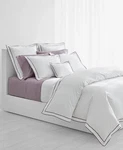 Ralph Lauren Spencer Solid Sateen Cotton Sheet 4PC Set Deep Lavender King $220. Fixed Price $120.00.