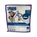 Healthy Sleep Premium Box Spring Encasement Featuring Bug Guard Twin Xl Zippered. Fixed Price $19.99.