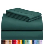 Luxclub 4 Pc King Set, Breathable Luxury Bed Sheets, Deep Pockets 18 Wr.... Fixed Price $63.95.