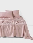 Linen House Surf Wash Sheet Set (dusty Rose) - King Single. Fixed Price $14026.53.