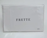 Frette One Bourdon King Cases Pair Ivory/ivory Cotton Percale. Fixed Price $119.99.