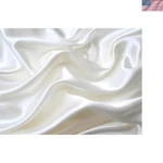 Indulge Mk Collection 4PC Queen Silky Satin Deep Pocket White Sheet Set. Fixed Price $31.99.