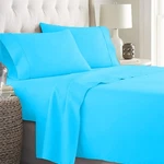 12/15/18/21 Inch Deep Pocket Sheets Egyptian Cotton Aqua Blue Solid Choose Item. Fixed Price $59.27.