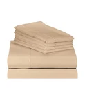 Luxclub Light Khaki Silky Soft Cooling Deep Pocket 4 Pc. Full Sheet Set. Fixed Price $30.00.