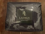 Ralph Lauren Home Lrl Twin Flat Sheet Polo Srcd 100% Cotton Solid Navy Blue Nip. Fixed Price $30.00.