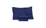 Ashford Solid 1500 Thread Count 4 Pc. Sheet Set, Full - Navy. Fixed Price $55.00.