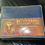Egyptian Comfort 1200 Tut Collection Queen Sz 6 Pc Sheetset Nwt Wrinklefree Blue. Fixed Price $26.24.