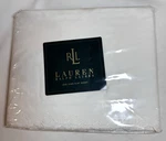 Vtg Ralph Lauren Brittany Lace White Scallop Embroidered King Flat Sheet New. Fixed Price $139.98.