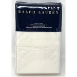 Ralph Lauren Rl 464 Thread Count King Flat Sheet Regatta Cream Cotton Percale. Fixed Price $85.05.