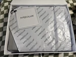 Aireolux Twin 600 Thread Count 100% Cotton Light Gray Bed Sheet Set Size. Fixed Price $59.85.