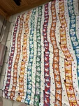 Vtg 1993 Looney Tunes Flat Sheet Twin Warner Bros Bibb Co Usa Bugs Daffy. Fixed Price $30.00.