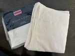 Ralph Lauren Queen Flat Sheet Haluna Bay Westlake Stripe Tan Cream New. Fixed Price $49.99.
