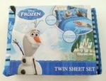New Disney Frozen Olaf Microfiber Twin Bedding Sheet Set 3PC Blue ($49.99). Fixed Price $22.00.