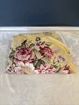 Vtg Ralph Lauren Sophie Brooke Yellow Floral Full Fitted Sheet Usa. Fixed Price $35.00.