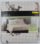 Cuddl Duds Full Sheet Set Plaid Dogs Tan Microfiber Soft Cozy Warm Layers New. Fixed Price $23.75.
