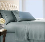 Southshore Fine Linen Vilano Springs Pleated Sheets Extra Deep Pocket Split King. Fixed Price $35.00.