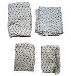 Melange Home Pink Floral All Over Print 100% Cotton Double Sheet Set Bedding. Fixed Price $29.99.