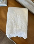 Pottery Barn Eyelet King Flat Sheet Only Pre-owned. Fixed Price $35.50.