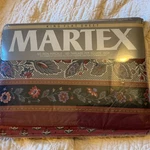 New Martex King Red Avignon Flat Sheet Bedding Sealed Vintage. Fixed Price $28.00.