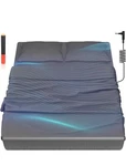 Hllbll Grounding Bedding Sheet Set Organic Cotton & Silver, Queen Xl. Fixed Price $45.00.