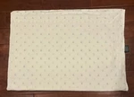 Lauren Ralph White Twin Flat Sheet Crossed Arrows Blue Gray 64" X 92". Fixed Price $19.99.