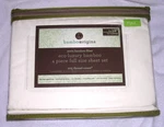 New Full Size Bed Sheet Set Ivory 4 Pieces 18" Deep Pockets Bamboo Origins Fiber. Fixed Price $69.99.