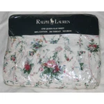 Ralph Lauren Home Collection Blaine Cottage Floral Ruffled Queen Flat Sheet. Fixed Price $159.99.