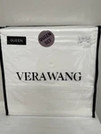 Vera Wang White/white Simple Dot 4 Pc Satin Weave Queen Sheet Set Nwt. Fixed Price $79.99.