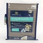 New Serta Perfect Sleeper Cool & Comfy Grey Twin Sheet Set - Extra Wide Hem Nip. Fixed Price $14.99.