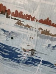 Waterbed Sheet Vintage 1980'S King 78 X 88 Sailboat Fitted And Top Sewn Together. Fixed Price $19.95.