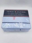 Tommy Hilfiger Full Sheet Set Light Blue With American Flag Lobsters. Fixed Price $65.99.