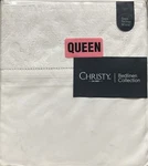 Christy Chantilly White Embroidered Edge Queen Flat Sheet. Fixed Price $79.95.