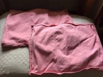 (2) Tommy Hilfiger Pink Denim Standard Pillow Shams Euc. Fixed Price $33.00.