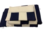 Ralph Lauren Navy White University Tate Stripe Twin Sheet Set. Fixed Price $50.00.
