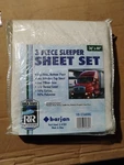 Barjan Rock River Piece Sleeper Sheet Set 36" X 80" Trucker. Fixed Price $19.99.