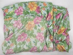Ralph Lauren King Fitted Sheet Sandy Lane 100% Cotton Hibiscus Print 14" Deep. Fixed Price $87.00.