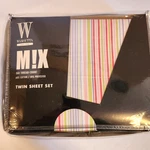 Wamsutta Twin Bed Sheet Set Multicolor Stripe 300 Thread Count Cotton Blend. Fixed Price $17.99.