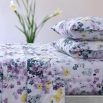 Juliette Printed 110-GSM Microfiber Sheet Set Purple Full. Fixed Price $44.77.