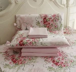 New Fadfay Shabby Floral Bedding Set Queen Size Sheet 4 Piece Premium 100 Cotton. Fixed Price $123.34.