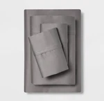 Threshold 400 Thread Count Luxury Sateen 3-PCS Sheet Set Xl Twin Gray. Fixed Price $30.99.