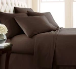 Southshore Fine Living 6-PIECE Sheet Set King Brown Nwt. Fixed Price $28.27.