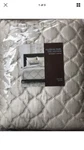 Hudson Park Verraine Cotton Blend F/queen COVERLET+2 Standard Shams -cream, New. Fixed Price $279.00.