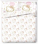 Jay Franco Hello Kitty Queen 4 Pc Sheet Set Featuring Stars & Hearts Design. Fixed Price $38.61.
