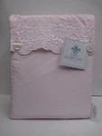 Simply Shabby Chic Woodrose Etheral Pink White Embroidered Sheet Set - Twin. Fixed Price $179.99.